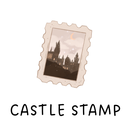 Castle Stamp Charm