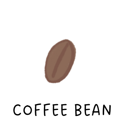 Coffee Bean Charm