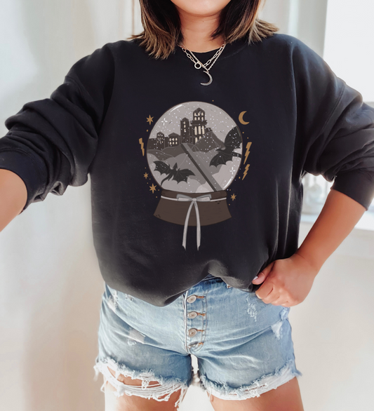 Dragon School Snowglobe Crewneck