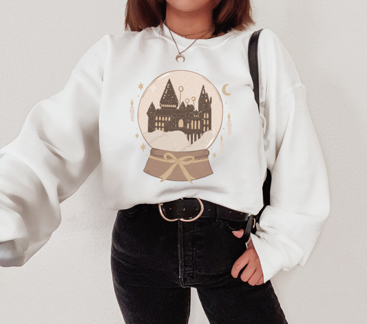 Wizardry School Snowglobe Crewneck