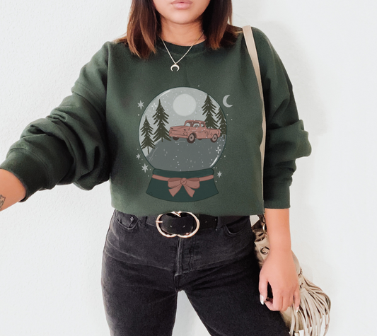 Forks Snowglobe Crewneck