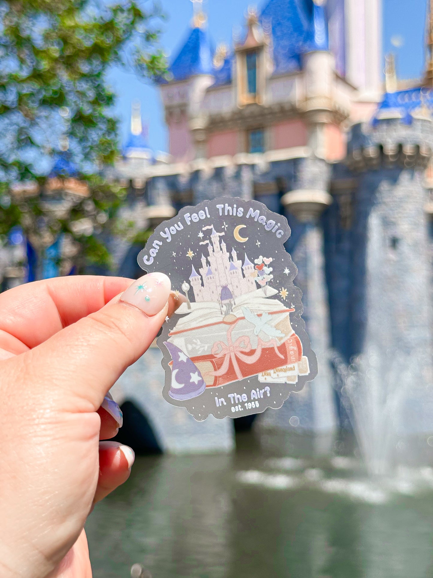 Can You Feel This Magic in the Air Vinyl Sticker