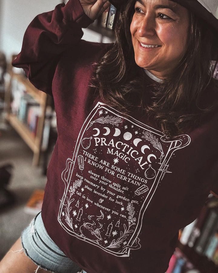 Practical Magic Spell Page Crewneck