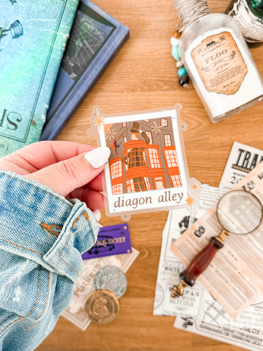 Wizardry Alley Polaroid Vinyl Sticker