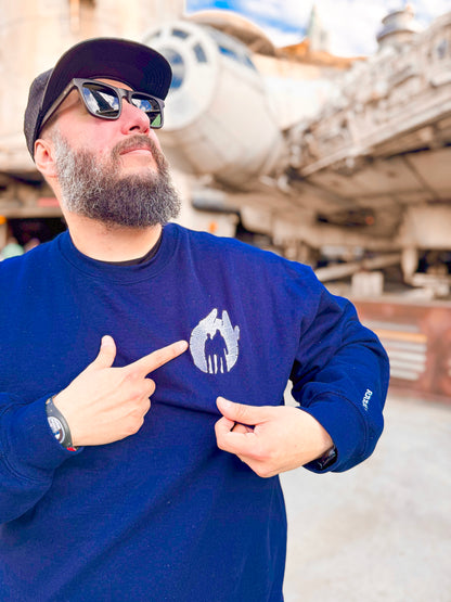 Chewy, We're Home Embroidered Crewneck