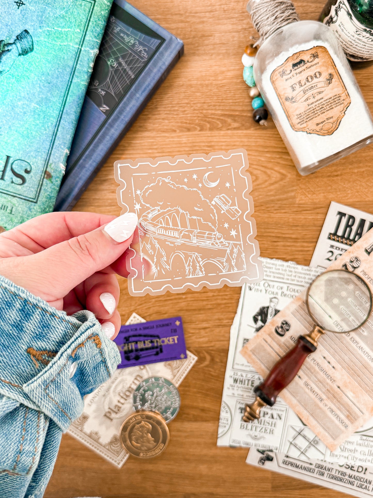 Going Home Stamp Vinyl Sticker