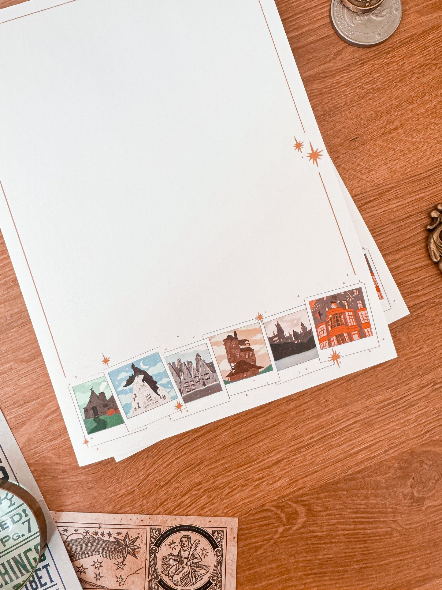 Wizardry Locations Polaroids Post-It Notepad