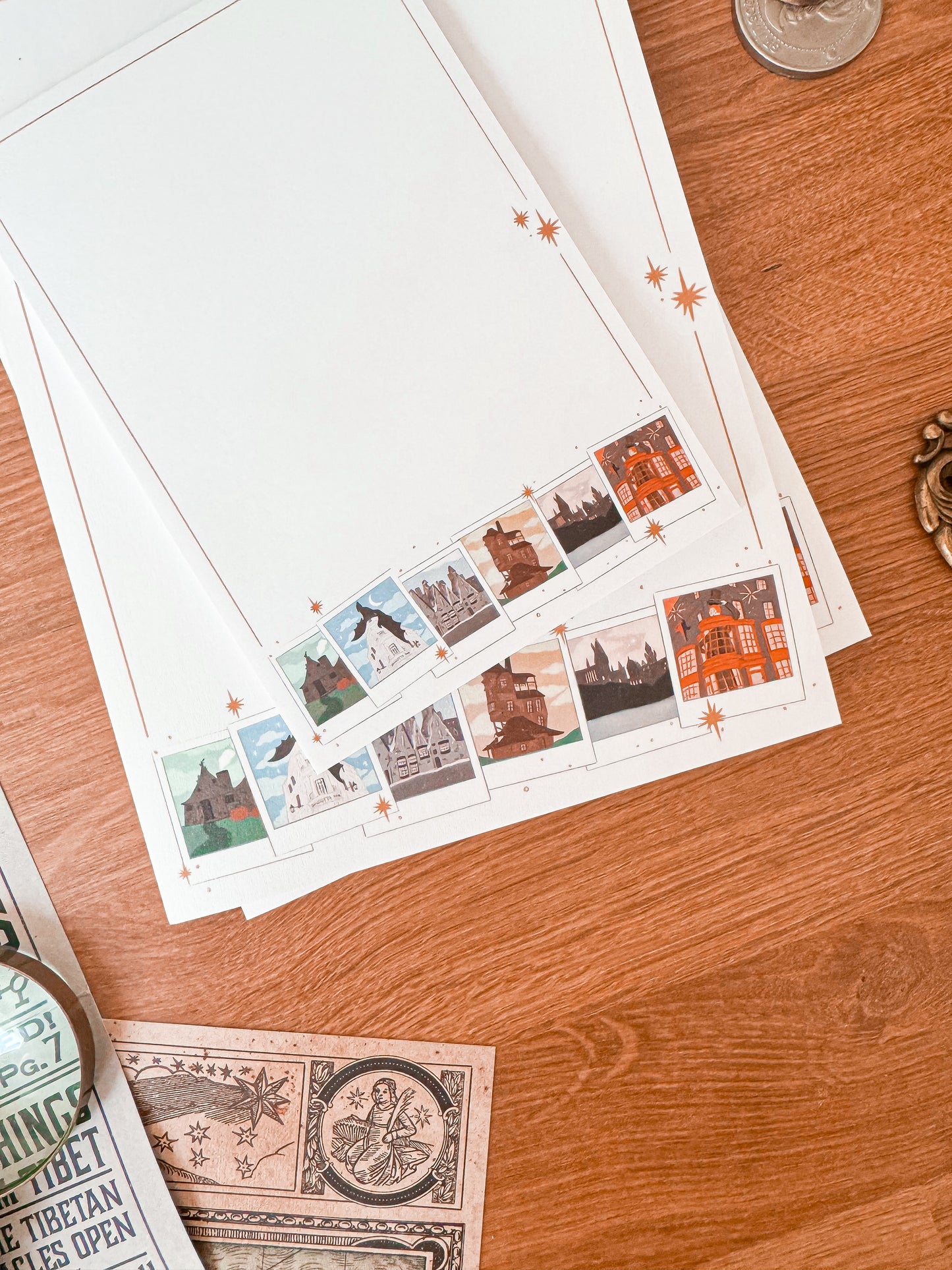 Wizardry Locations Polaroids Post-It Notepad