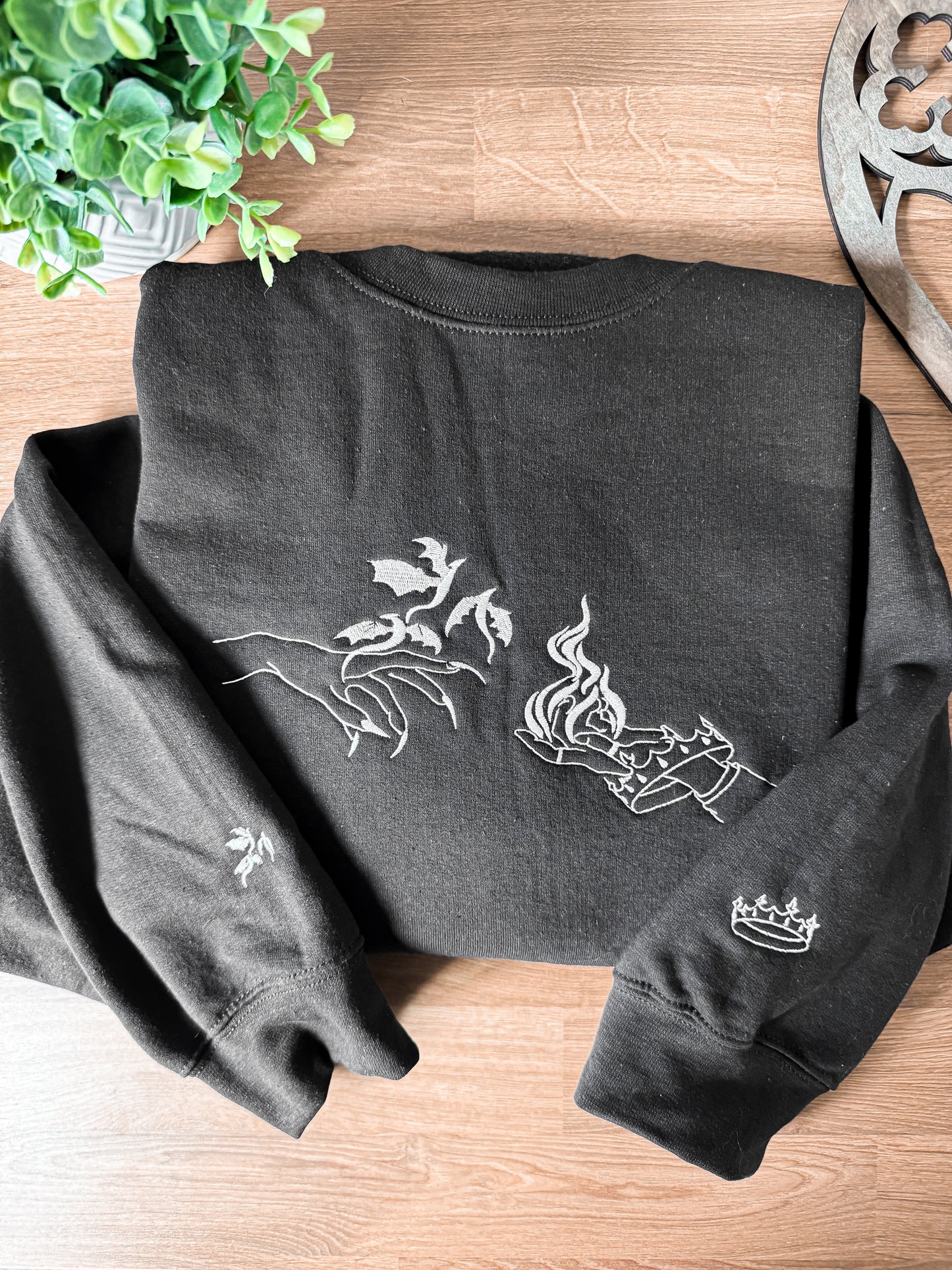 Hello, Witchling / Princeling Embroidered Crewneck