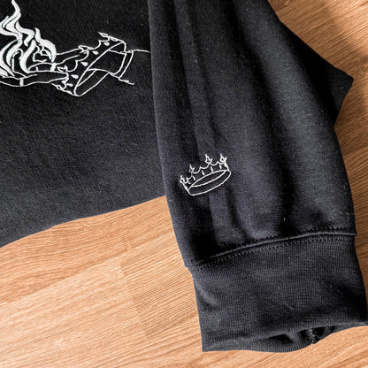 Hello, Witchling / Princeling Embroidered Crewneck
