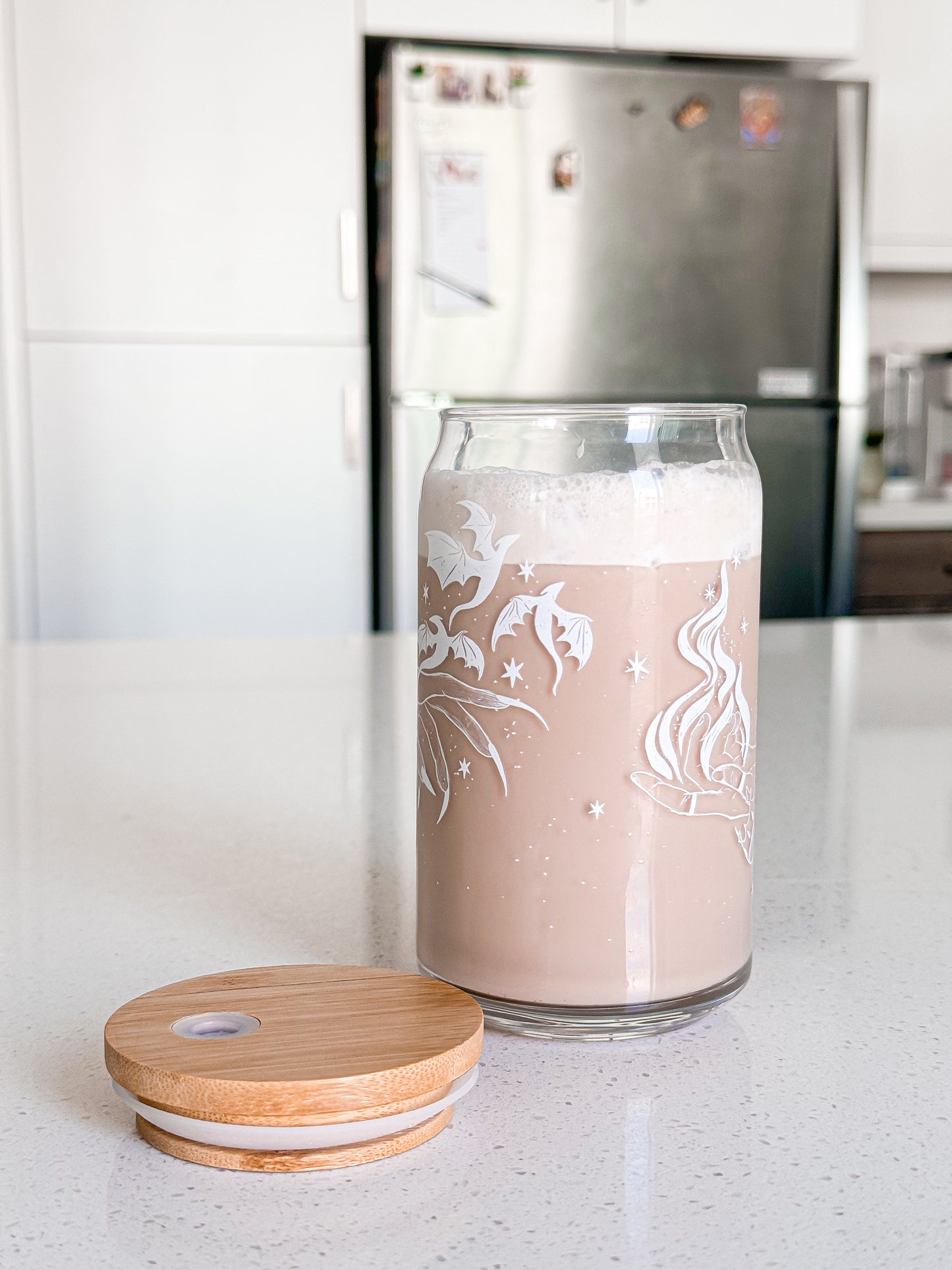 Hello, Witchling / Princeling Beer Can Glass, 16oz