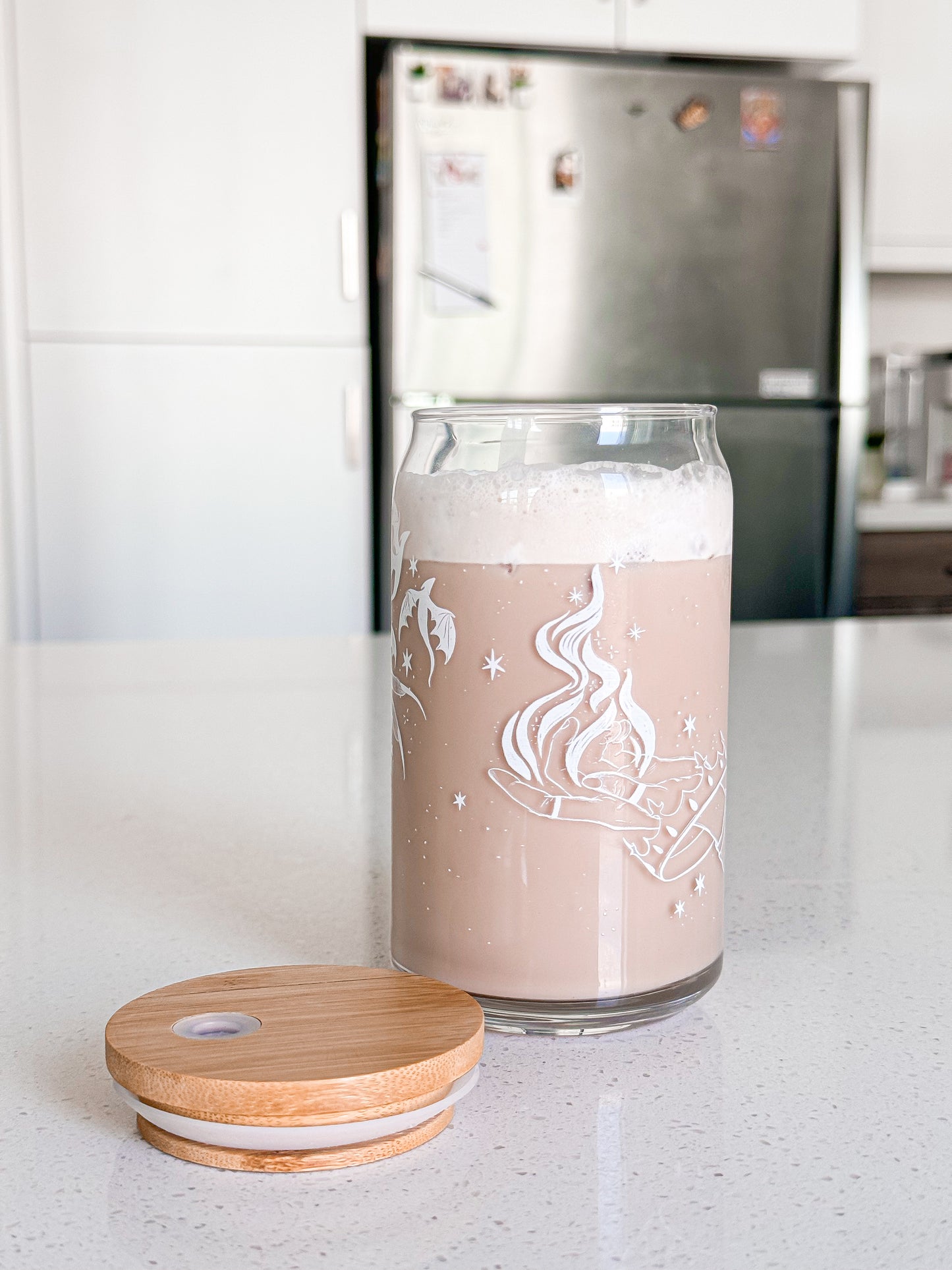 Hello, Witchling / Princeling Beer Can Glass, 16oz