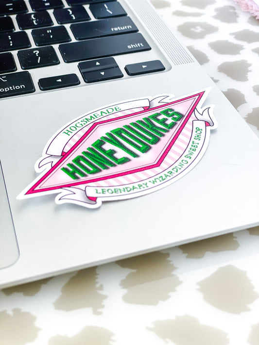 Wizardry Sweet Shop Sign Vinyl Sticker