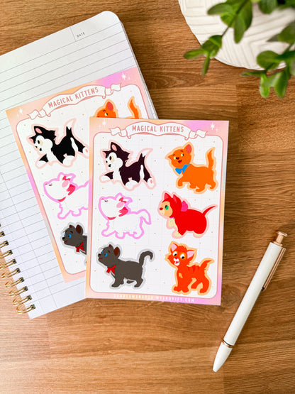 Magical Kittens Sticker Sheet