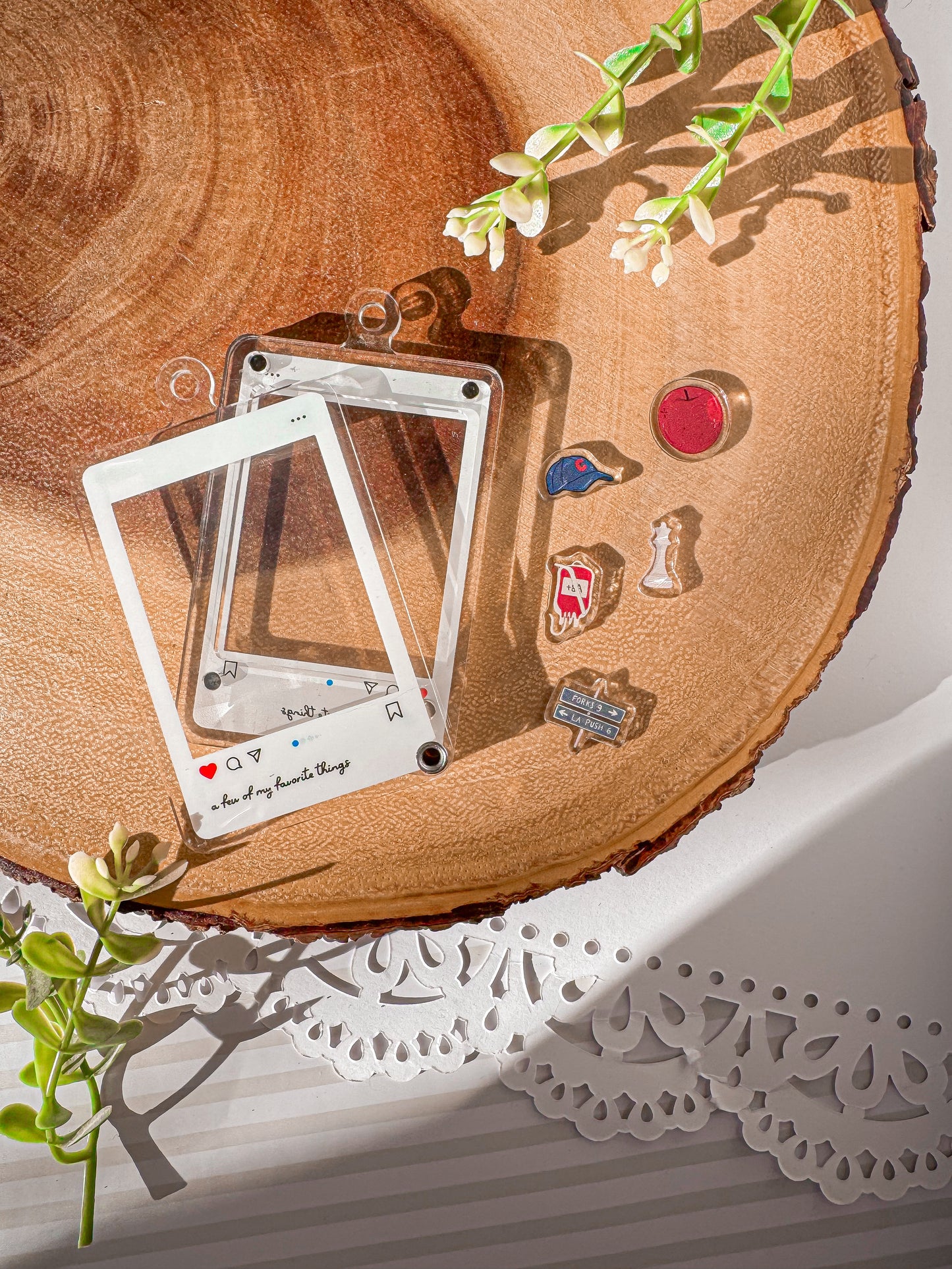 Favorite Things Fillable Shaker Keychain