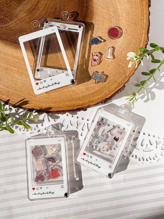 Favorite Things Fillable Shaker Keychain