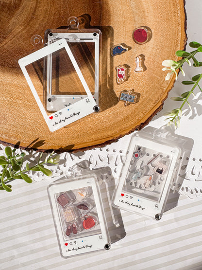 Favorite Things Fillable Shaker Keychain