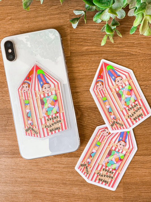 Wizardry Sweet Shop Beans Candy Vinyl Sticker