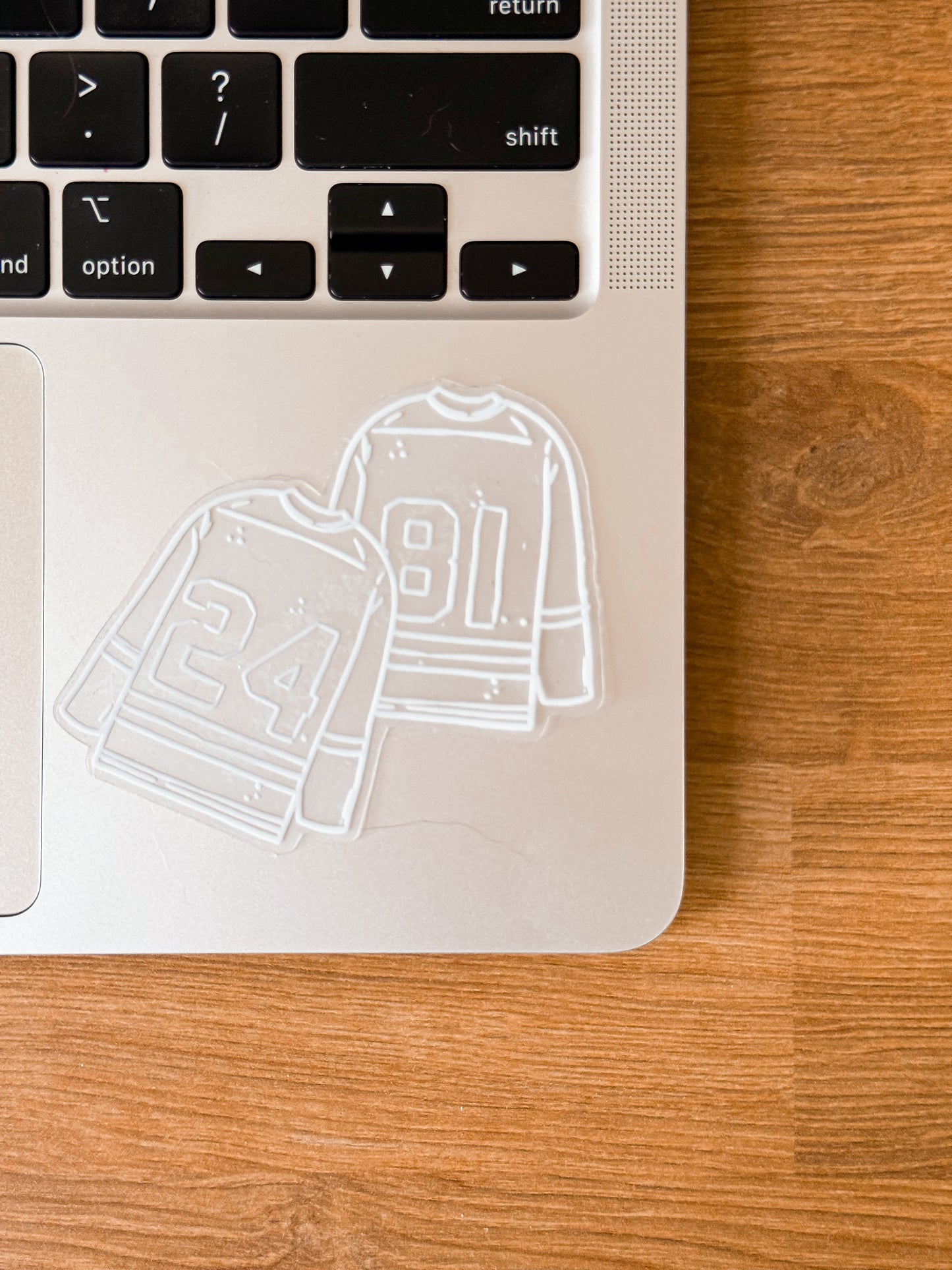 Hockey Jersey Vinyl Sticker