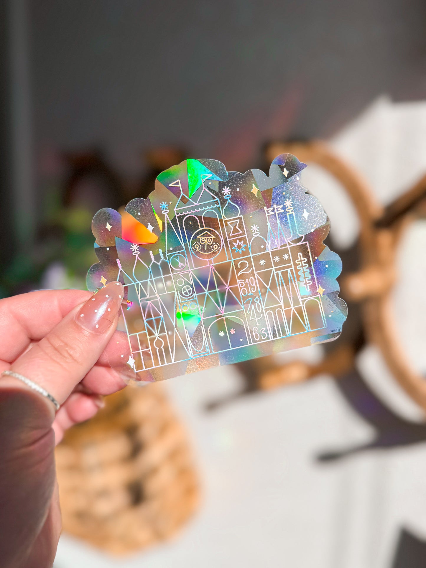 Small World Suncatcher Sticker