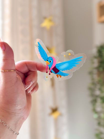 Blue Birds Suncatcher Sticker
