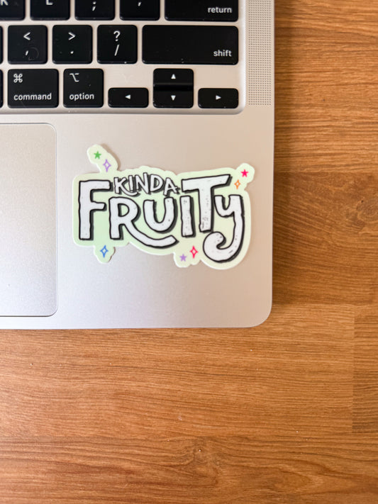 Kinda Fruity Vinyl Sticker