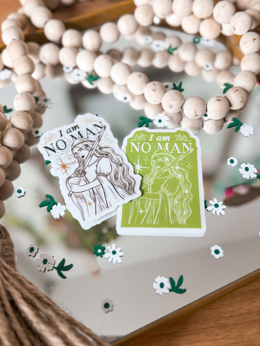 I Am No Man Eowyn Vinyl Sticker