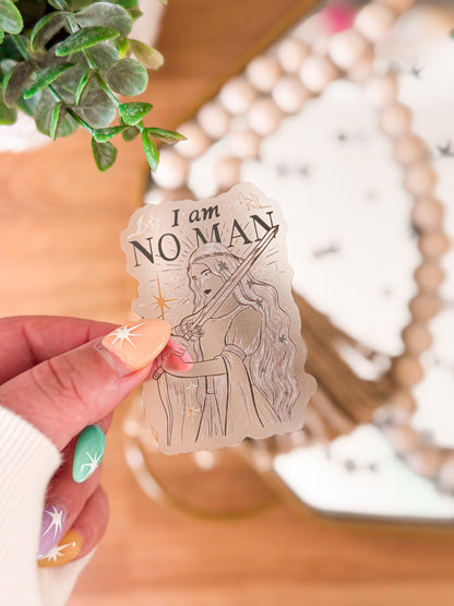I Am No Man Eowyn Vinyl Sticker