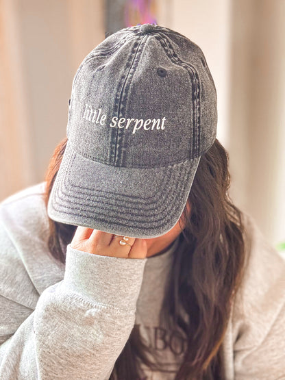 Little Serpent Vintage Embroidered Hat