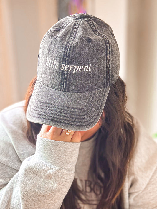Little Serpent Vintage Embroidered Hat