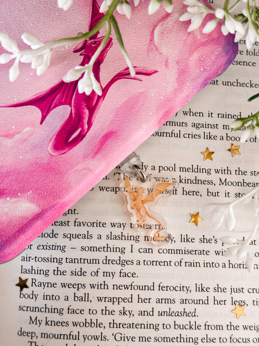 Golden Dragon Kindle Charm