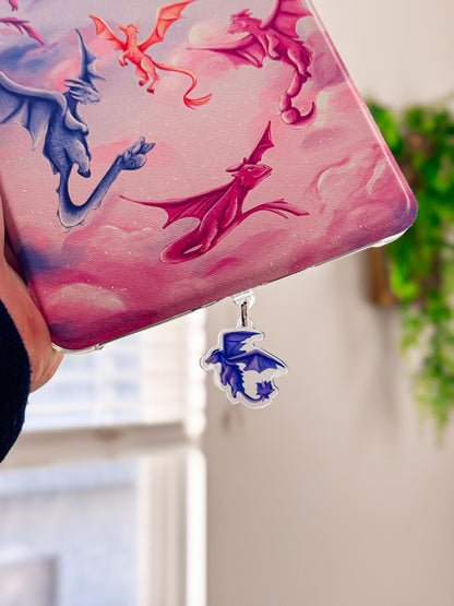 Blue Dragon Kindle Charm