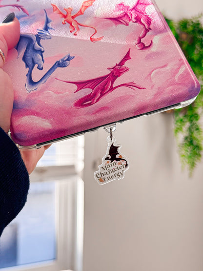 Main Character Energy Kindle Charm