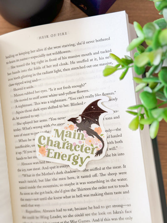 Main Character Energy Vinyl Sticker