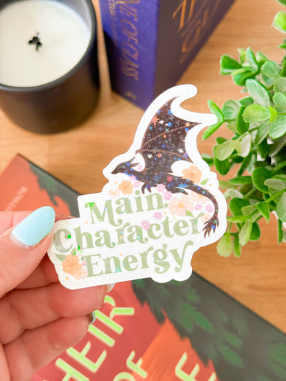 Main Character Energy Vinyl Sticker