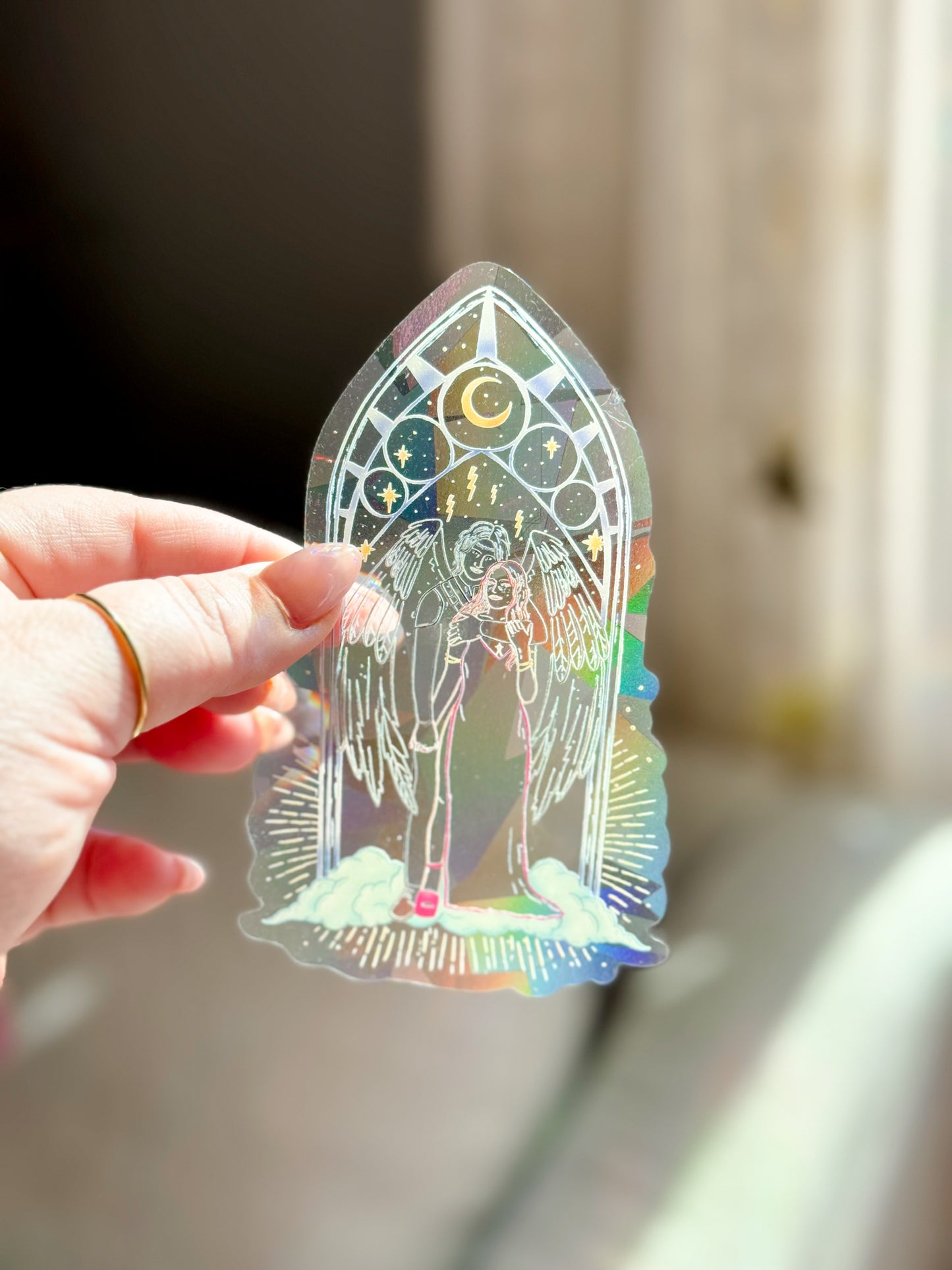 Team Caves Suncatcher Sticker