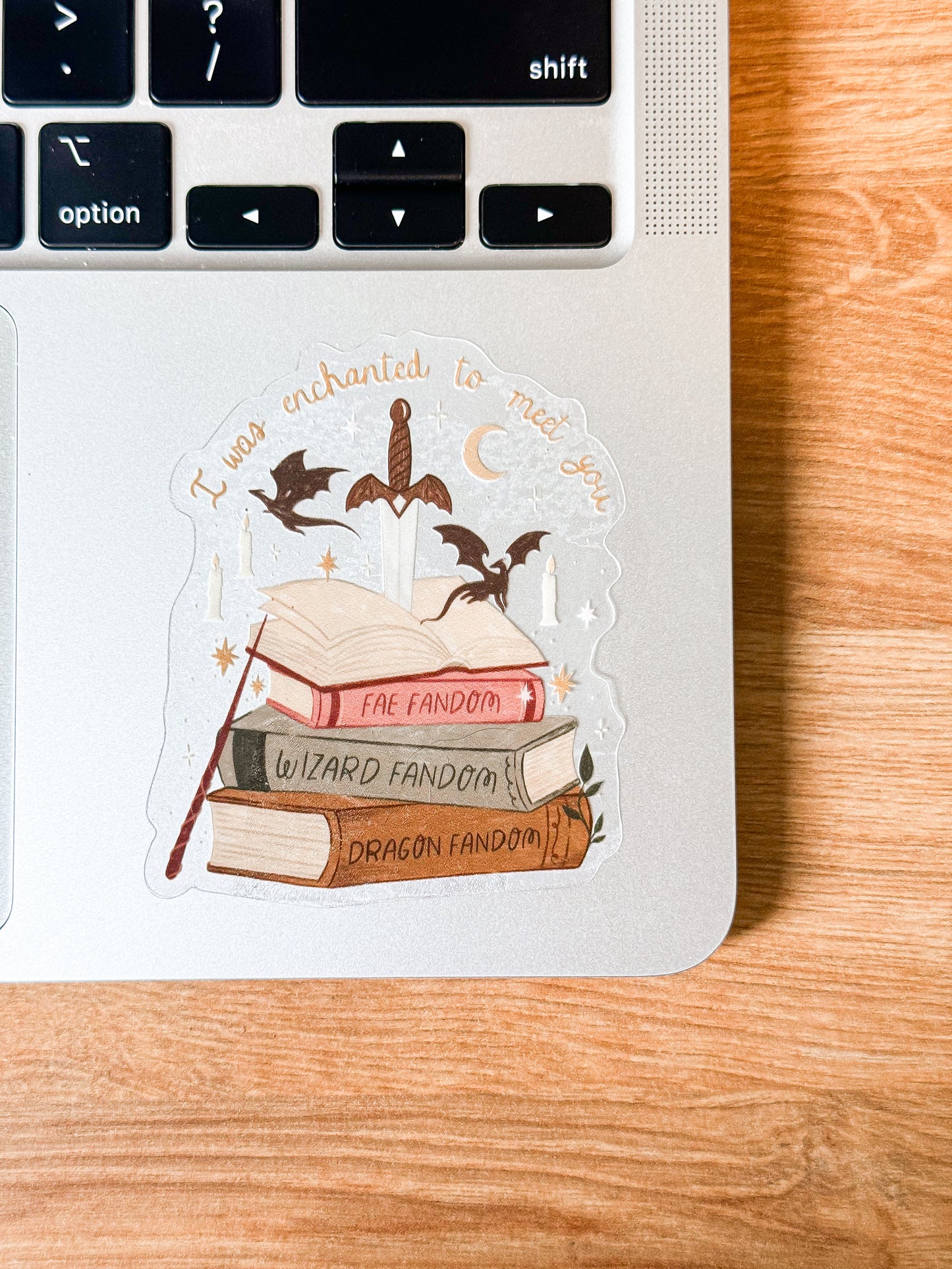 I Was Enchanted to Meet You Vinyl Sticker