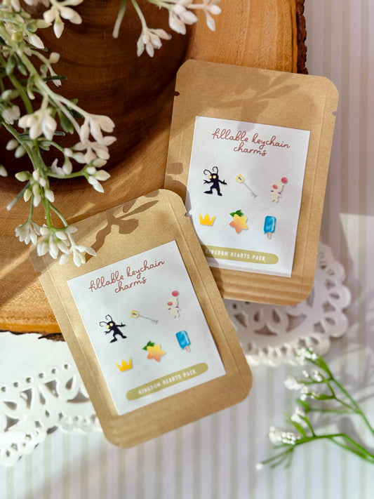 KH Fillable Shaker Keychain Pack