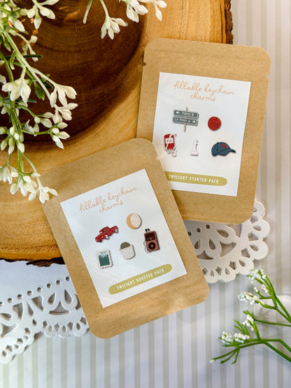 Twilight Fillable Shaker Keychain Packs