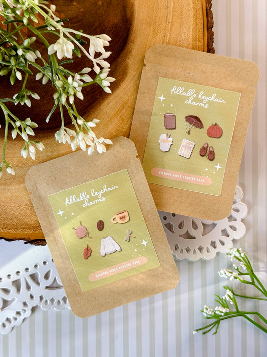 Gilmore Girls Fillable Shaker Keychain Packs