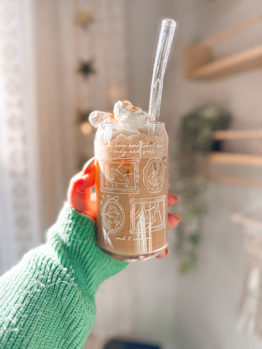 You Have Bewitched Me Sipper Glass, 16oz