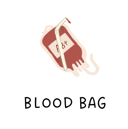 Blood Bag Charm