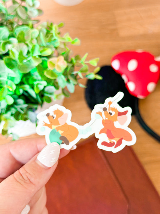 Jack and Gus Gus Vinyl Sticker