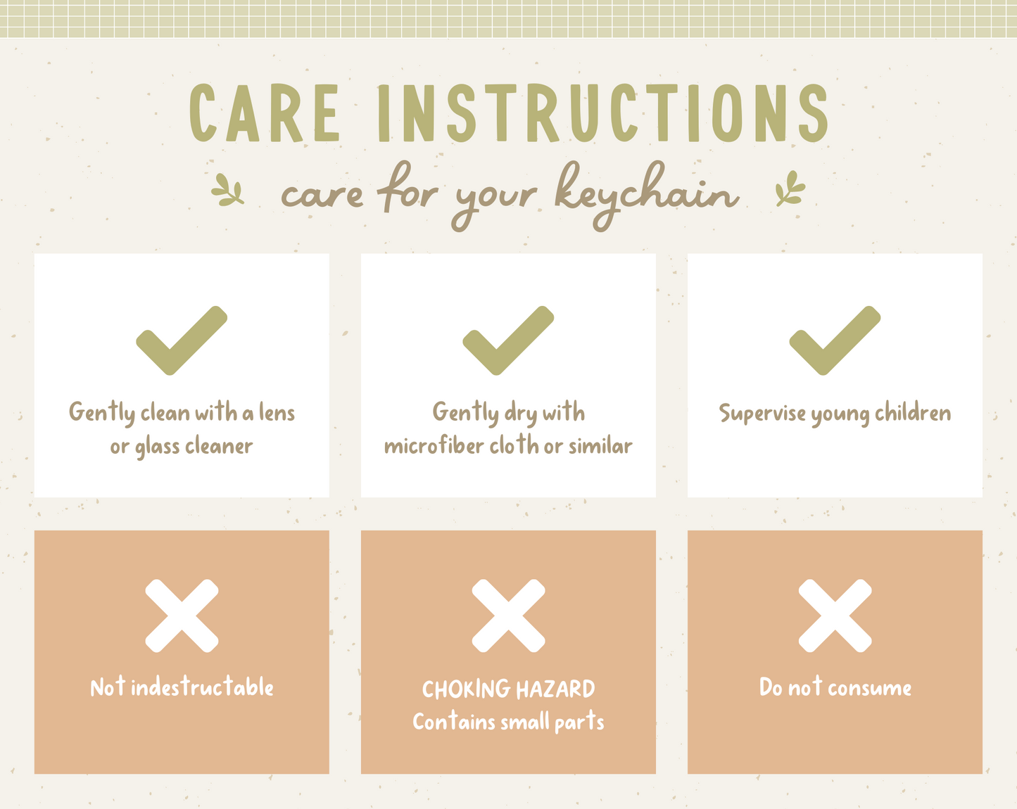 Favorite Things Fillable Shaker Keychain