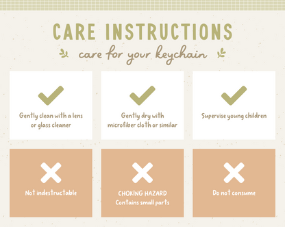 Favorite Things Fillable Shaker Keychain