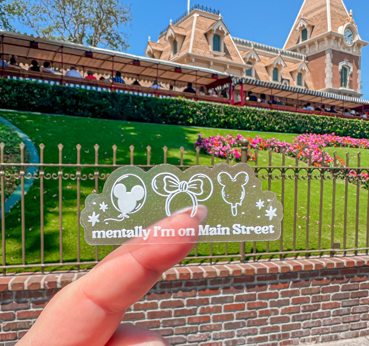 Mentally on Main Street Vinyl Sticker