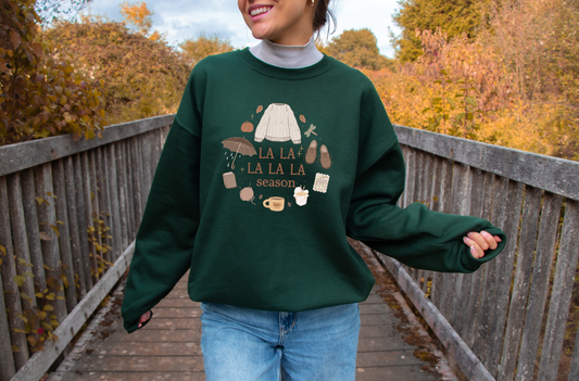 La La La Season Crewneck