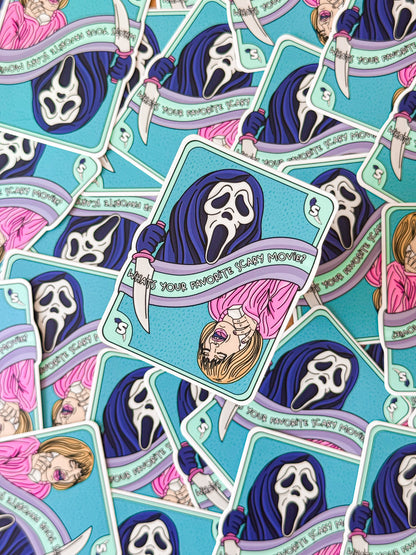 Scream Vinyl Sticker