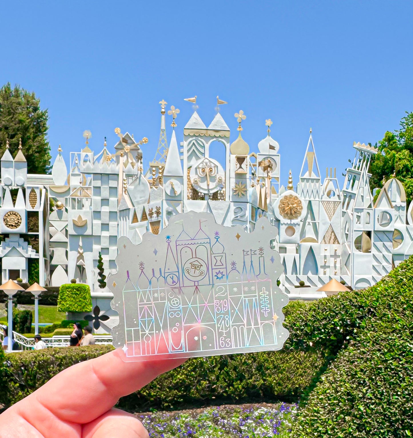 Small World Vinyl Sticker