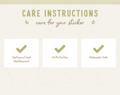 Going Home Stamp Vinyl Sticker